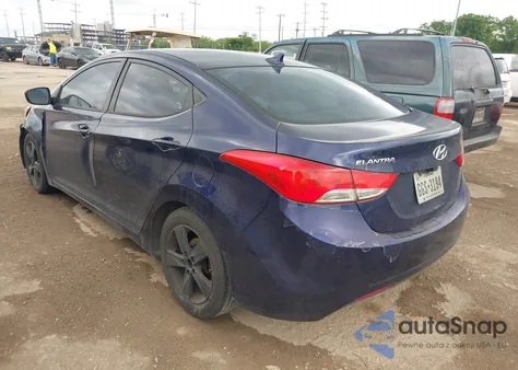 2012 Hyundai Elantra Gls из США, поврежденный, VIN 5NPDH4AE7CH127475